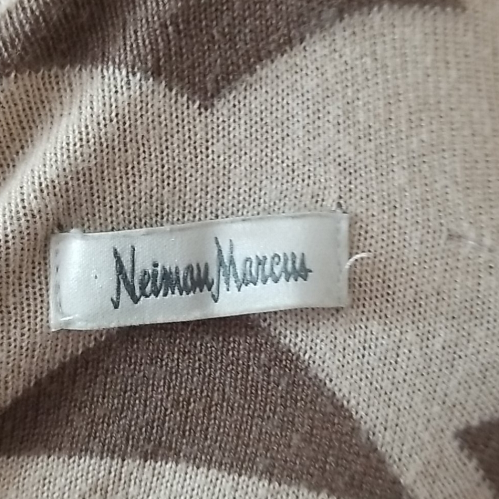 Neiman Marcus Abstract Cardigan Open Front - image 7